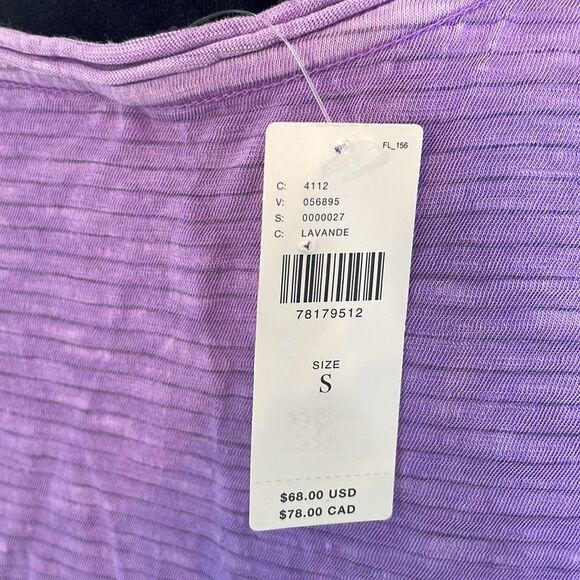 Pilcro Anthropologie purple scrunch top nwt - Picture 7 of 10